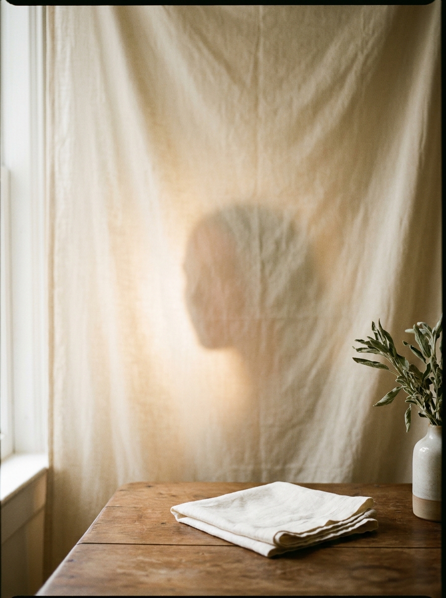 Mirror's calibrated tablet capturing a patient's face in profile